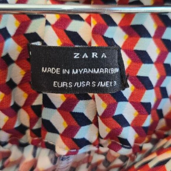 TRF Zara Cube Patterned Pants - Picture 3 of 5